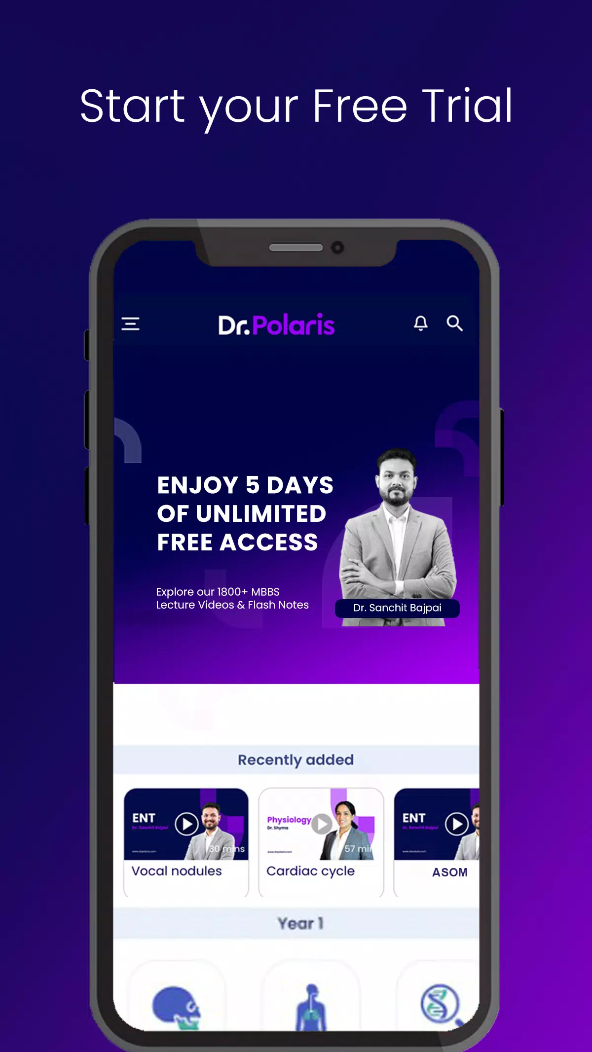 Dr.Polaris - MBBS Learning App Screenshots
