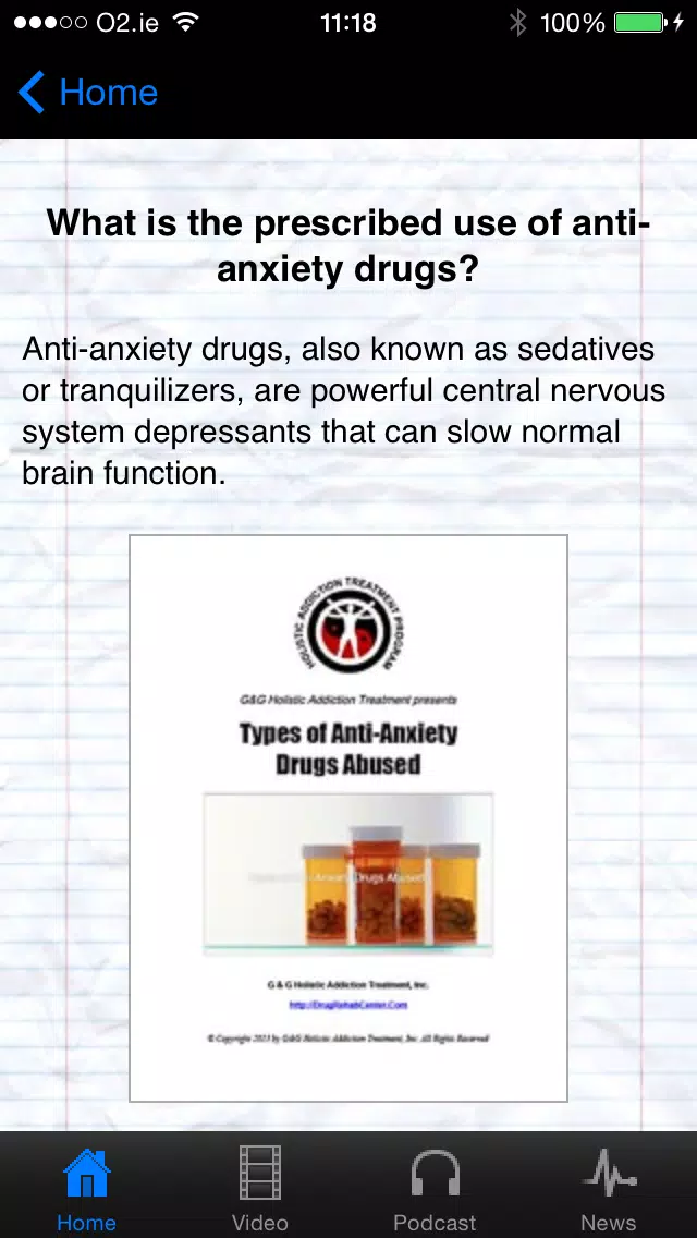 Anti-Anxiety Drugs Abused Screenshots