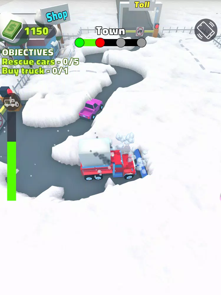 Snow Plow 3D iPad Screenshots