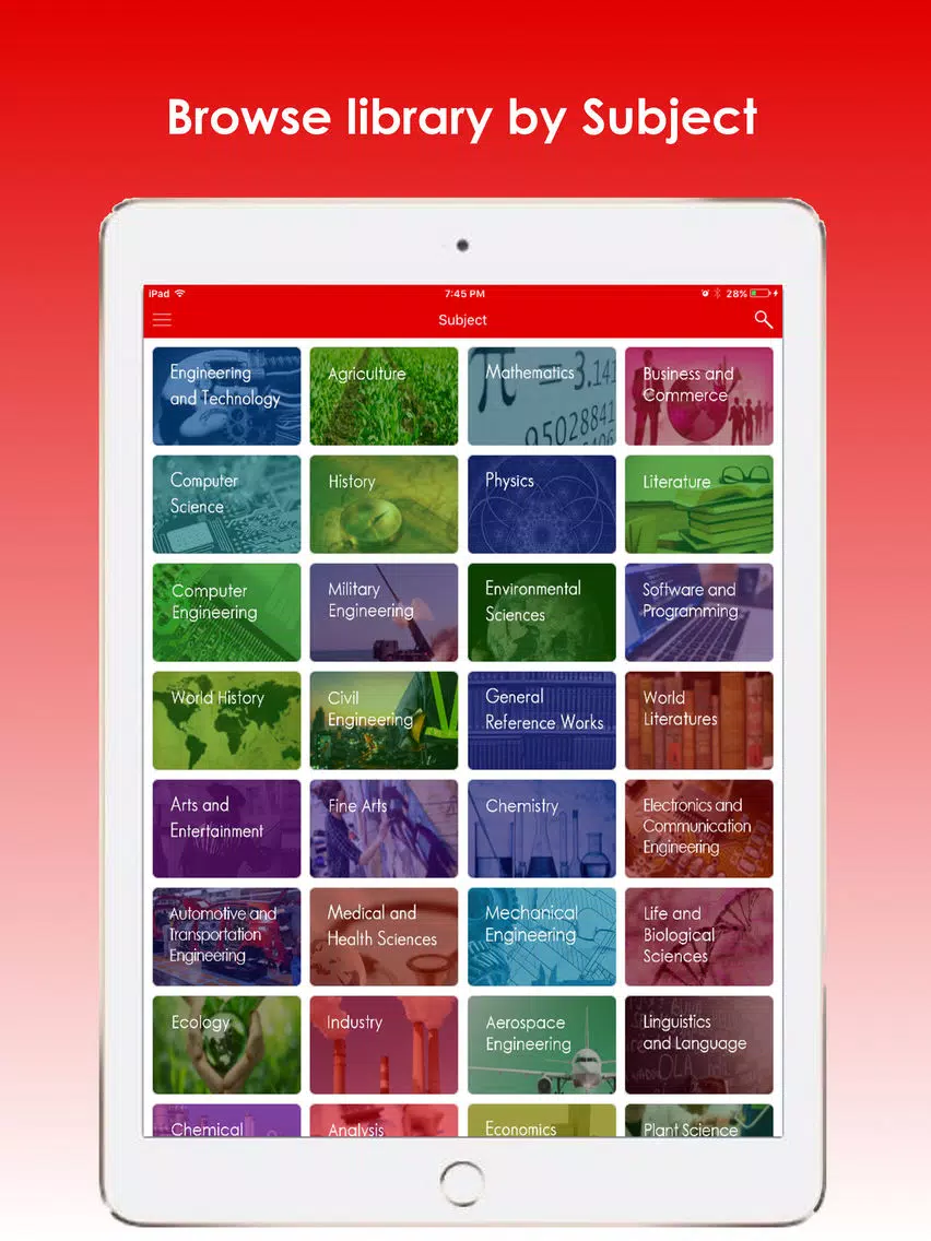 eLearning Mobile App iPad Screenshots