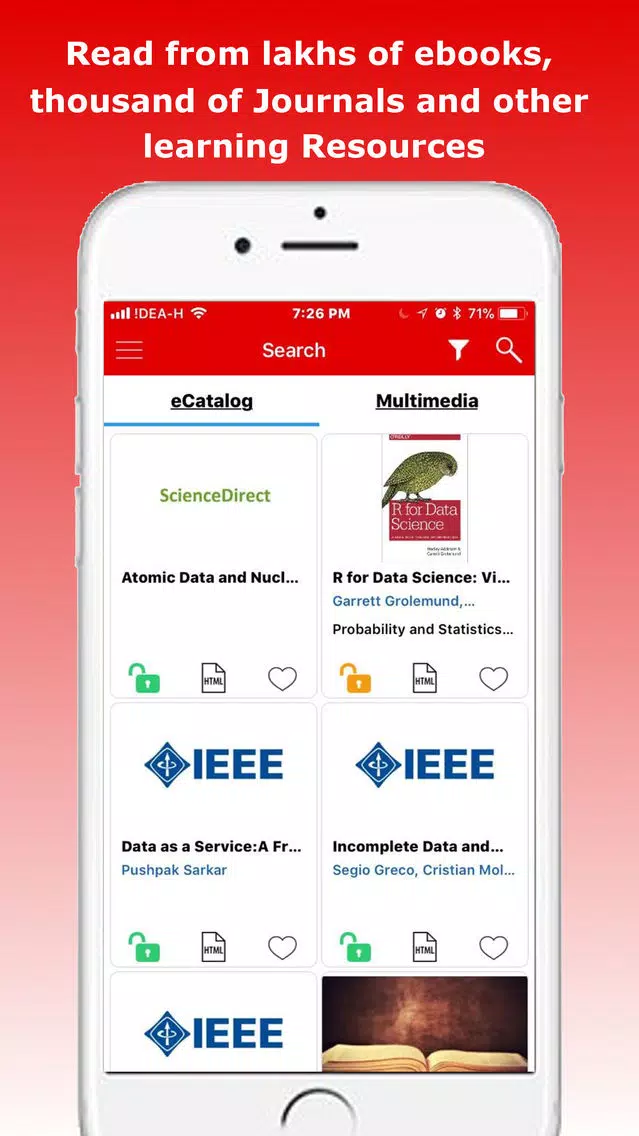 eLearning Mobile App Screenshots