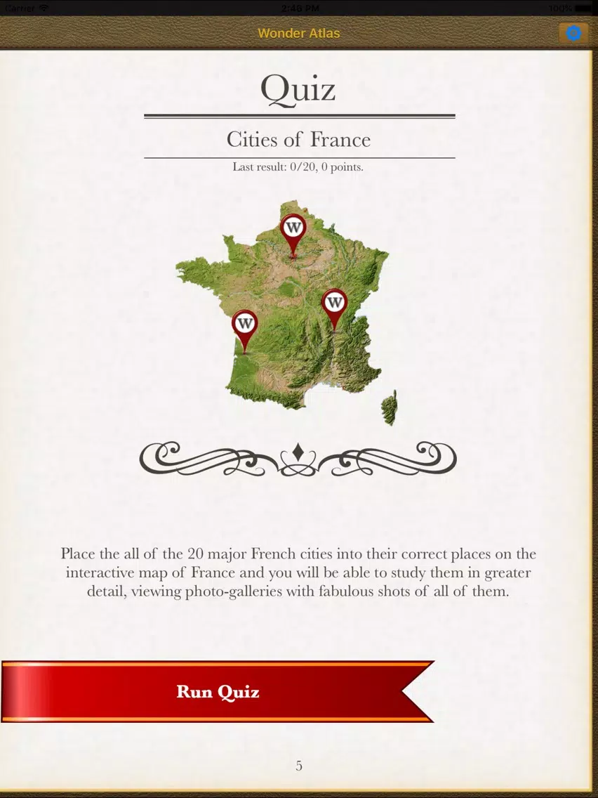 France. The Wonder Atlas Pro iPad Screenshots