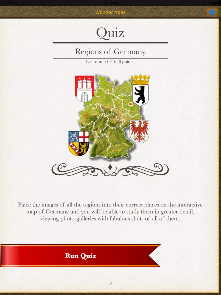 Germany. The Wonder Atlas Pro. iPad Screenshots