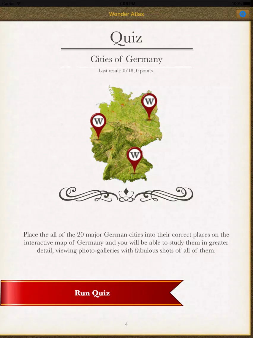 Germany. The Wonder Atlas Pro. iPad Screenshots