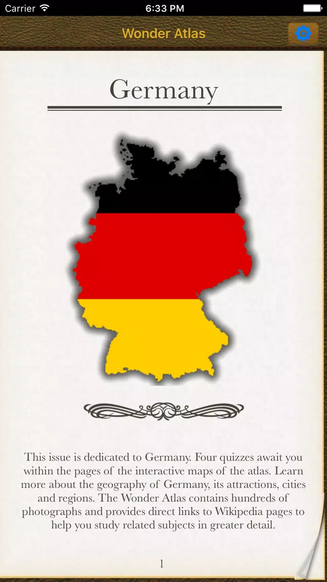 Germany. The Wonder Atlas Pro. Screenshots