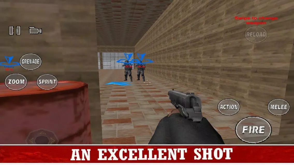 Tangkapan skrin Attack Terrorist Mission Fire