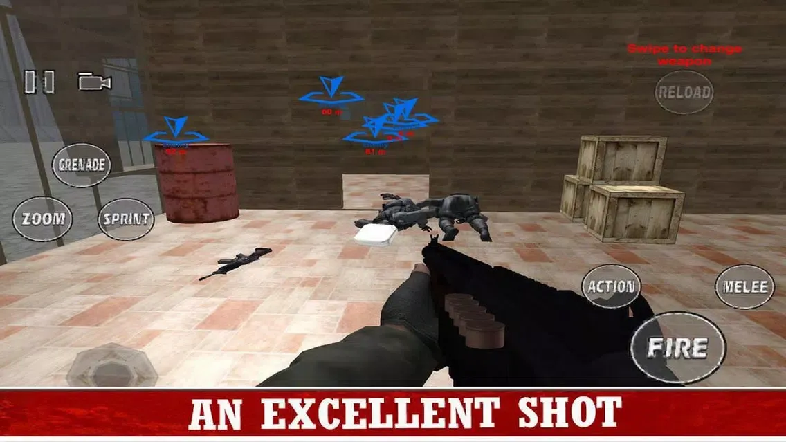 Tangkapan skrin Attack Terrorist Mission Fire