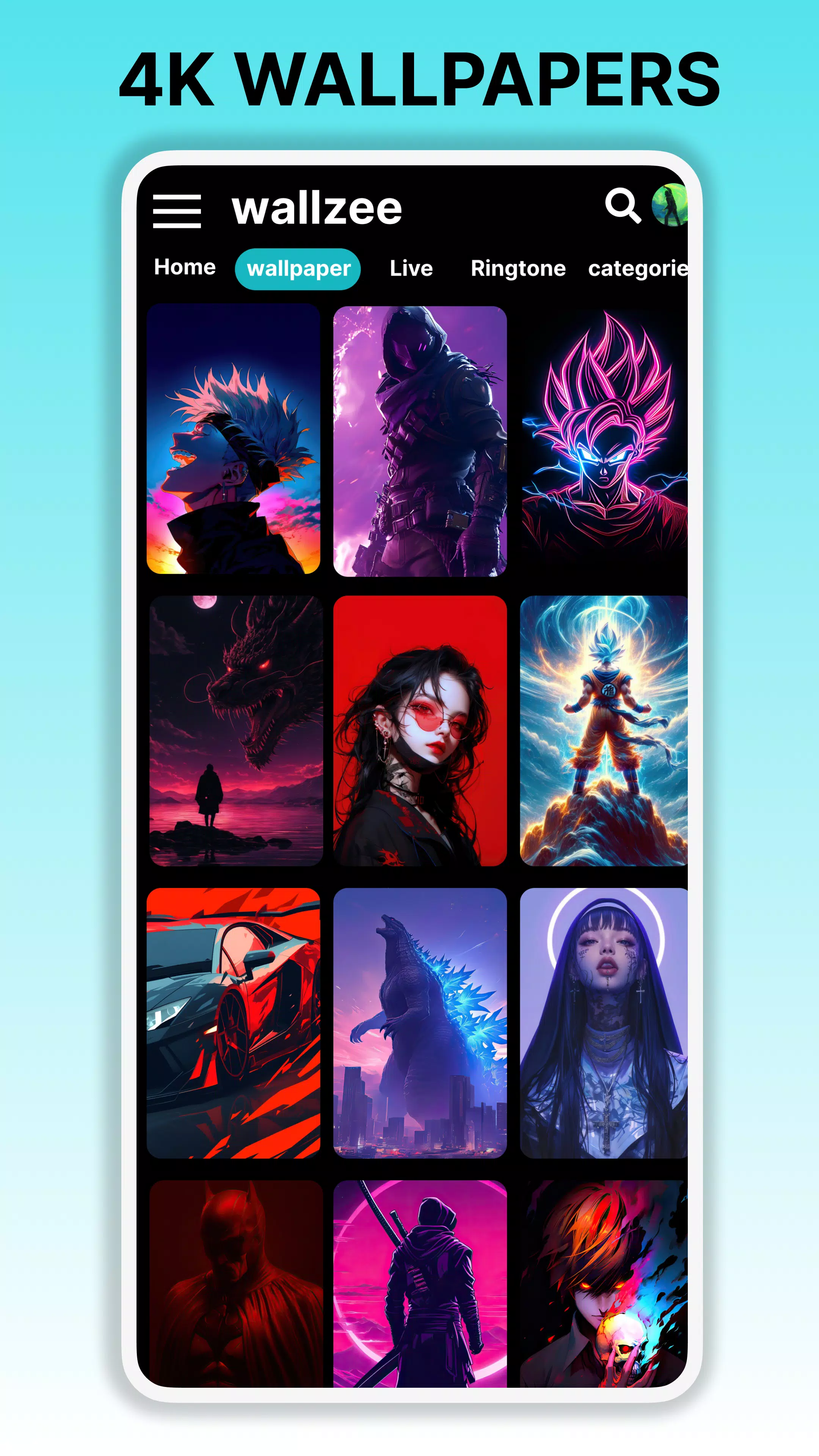 wallzee - Wallpaper & Ringtone Screenshots