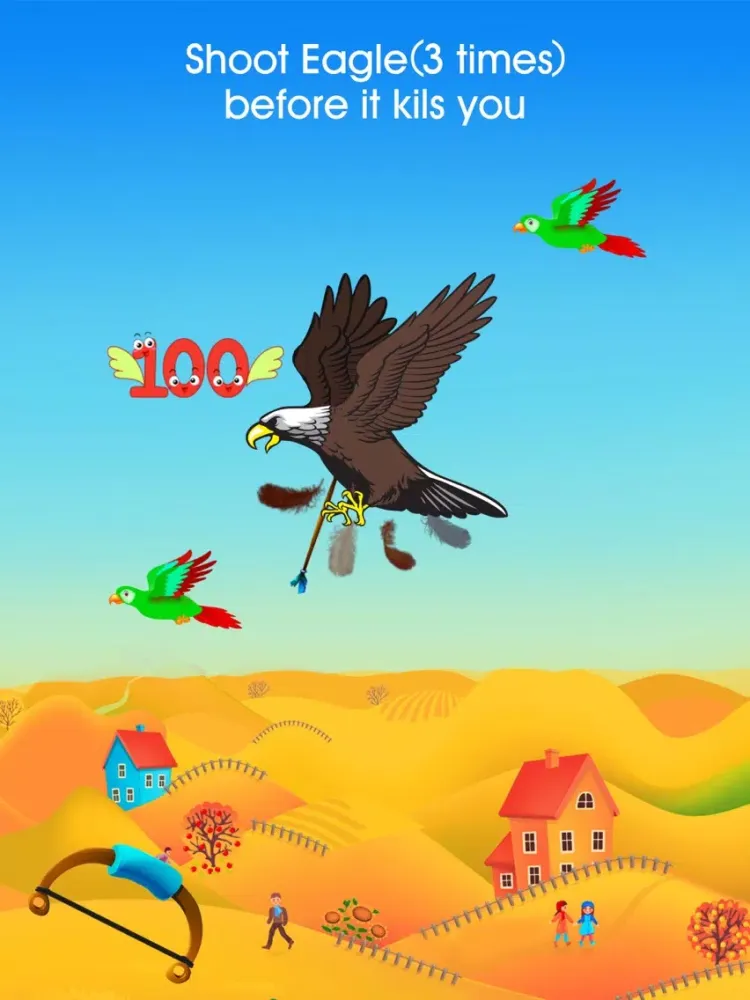 Parrot Shooting - hunting parrots iPad  Screenshots