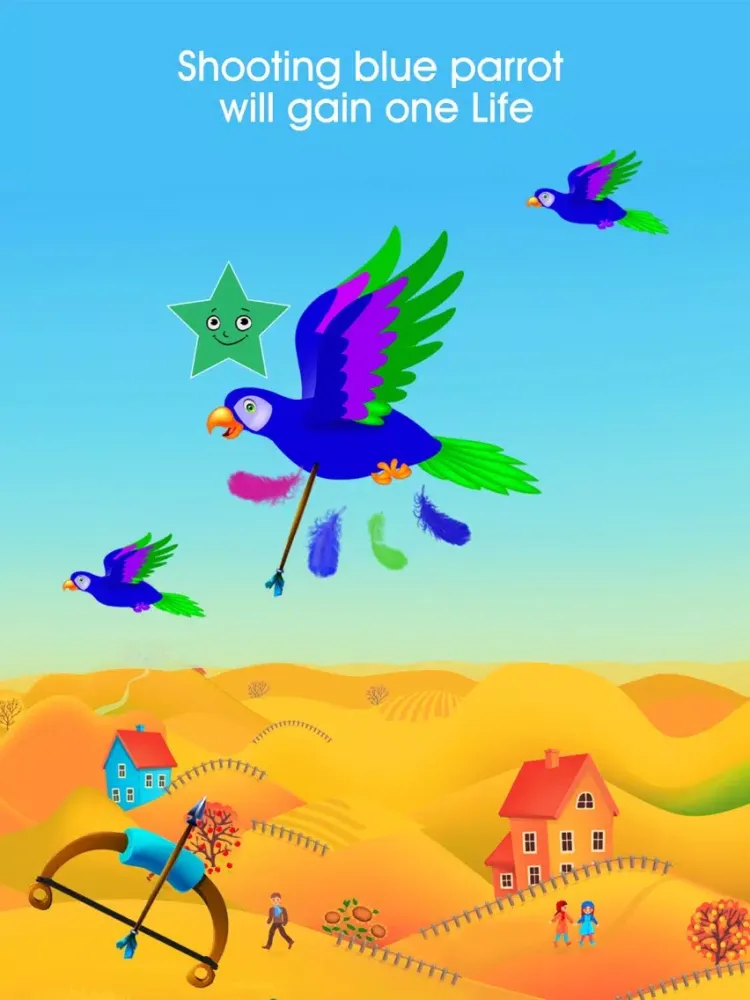 Parrot Shooting - hunting parrots iPad  Screenshots