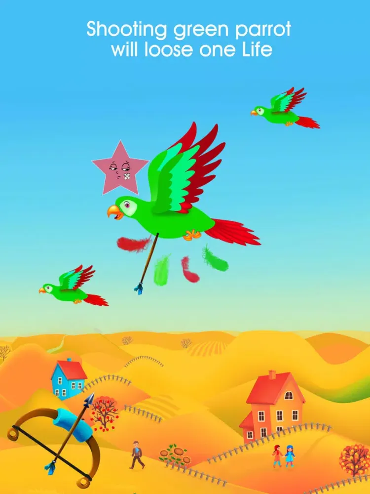 Parrot Shooting - hunting parrots iPad  Screenshots