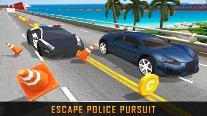 Capturas de tela do Police Car Driver Chase Real Life Robbers Vehicle