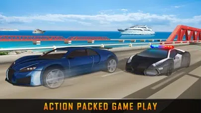 Capturas de tela do Police Car Driver Chase Real Life Robbers Vehicle