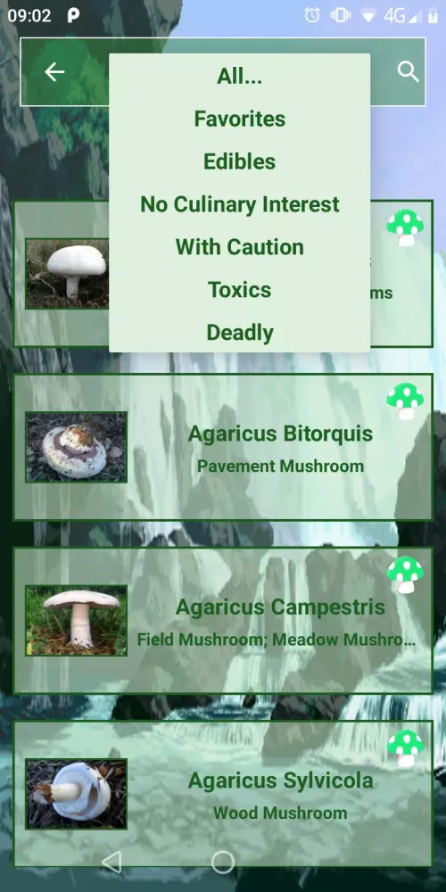 Mushrooms Guide Screenshots