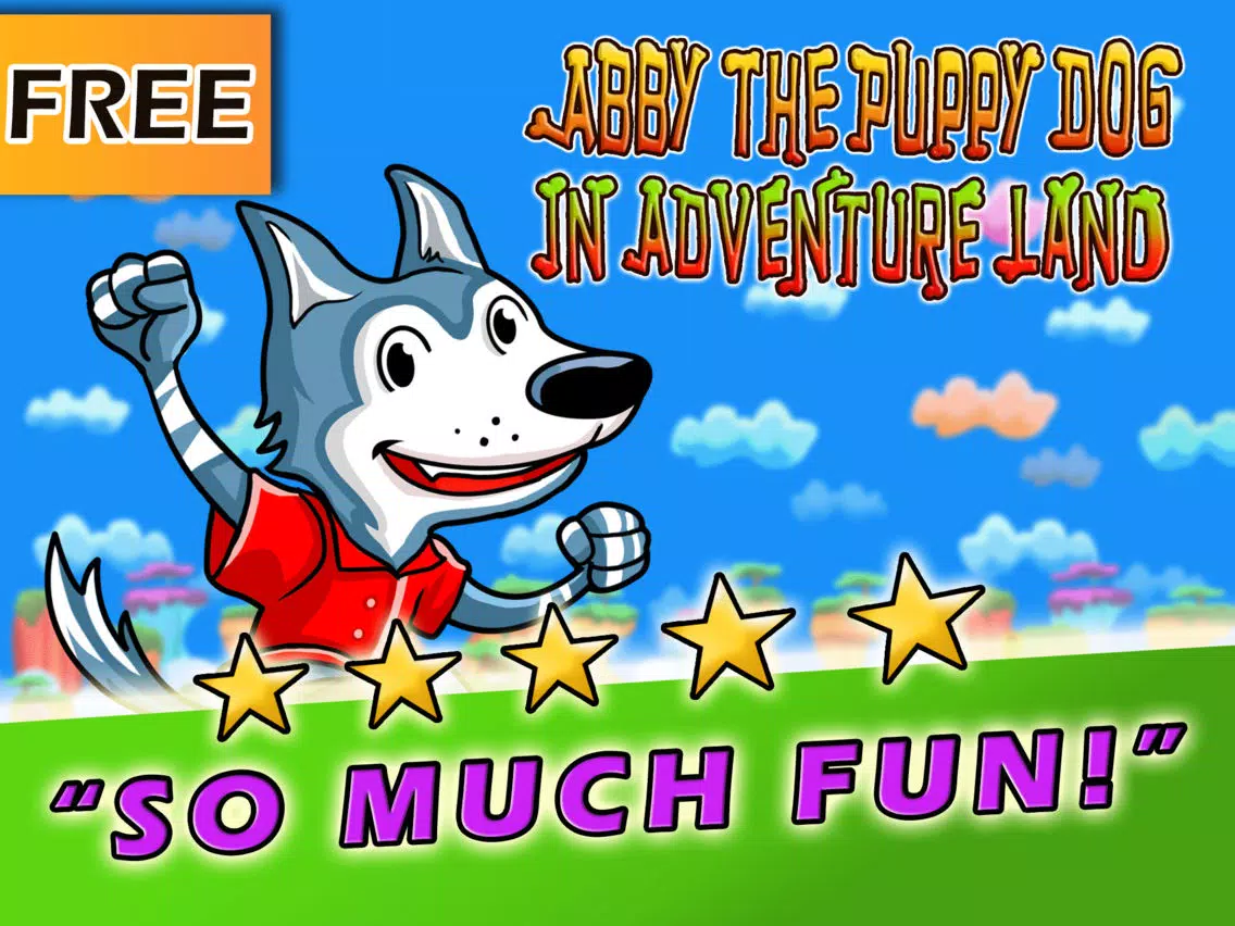 Abby The Puppy Dog In Adventure Land - Cute Pet Action Running Game For Kids HD FREE iPad 应用截图