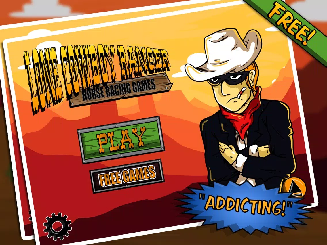 Lone Cowboy Ranger Horse Racing Games Free iPad  سکرین شاٹس