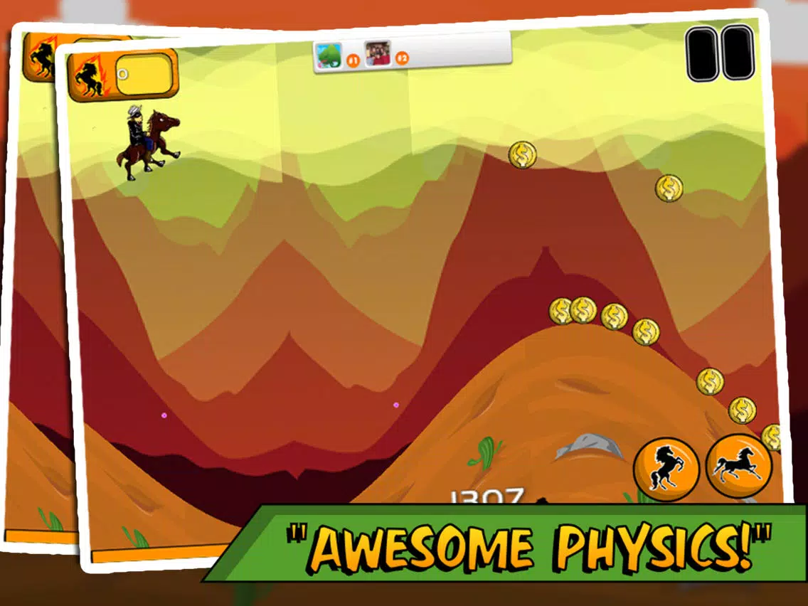 Lone Cowboy Ranger Horse Racing Games Free iPad  سکرین شاٹس
