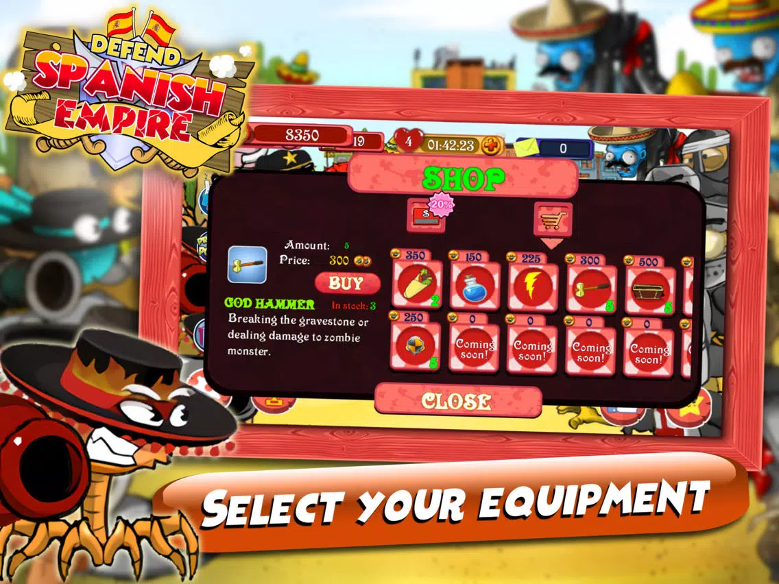 Defend Spanish Empire iPad Screenshots