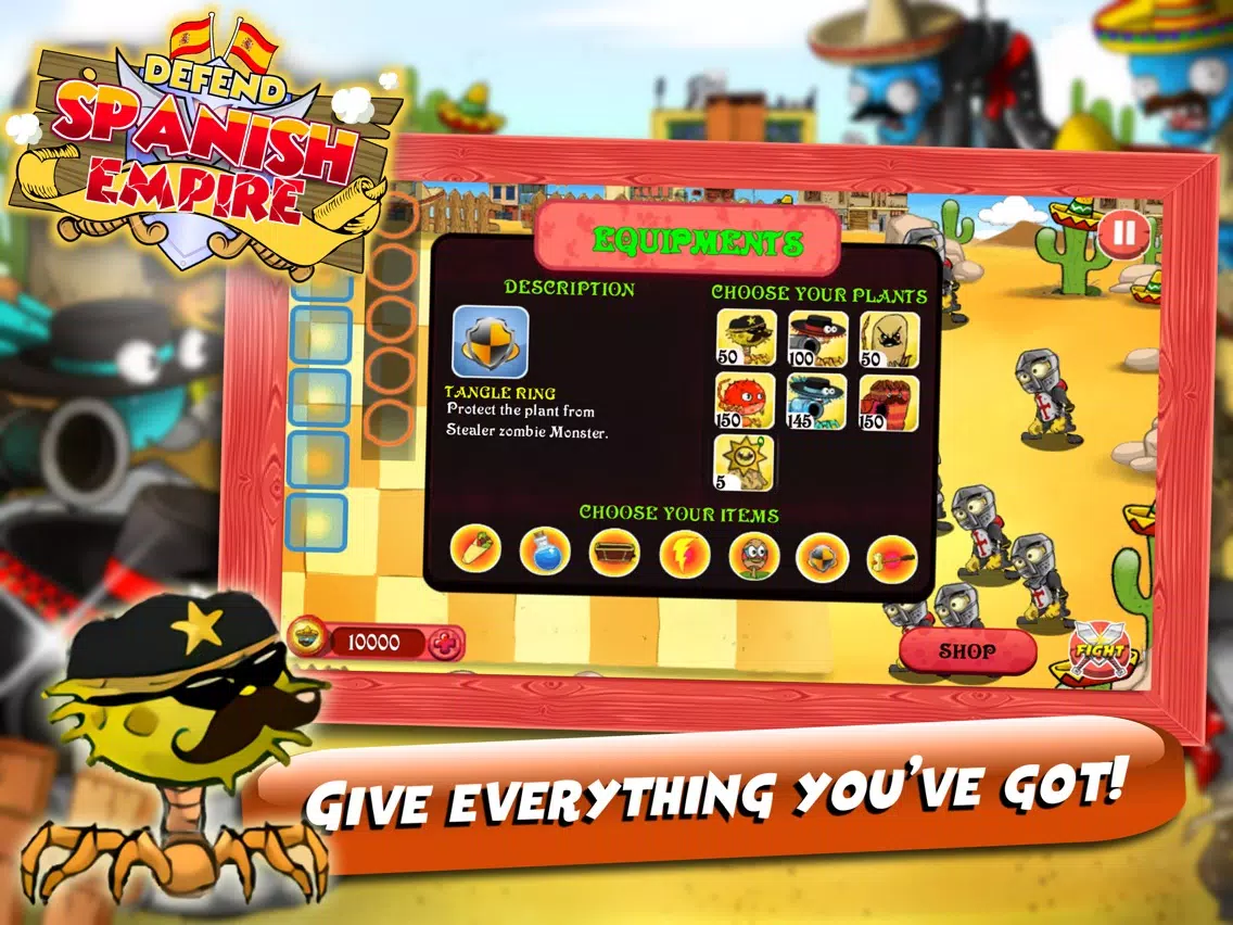 Defend Spanish Empire iPad Screenshots