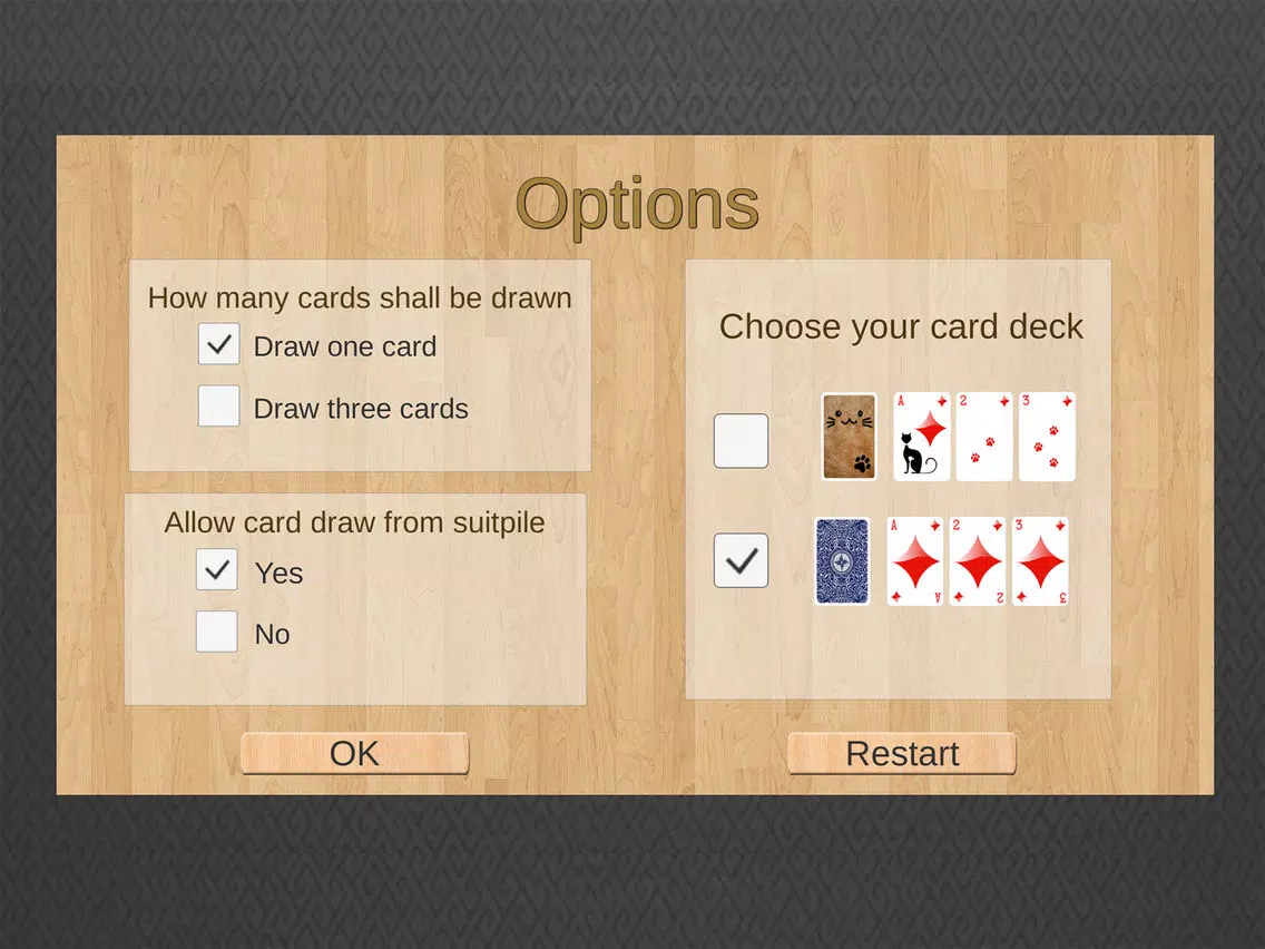 Solitaire Euchre card game - The retro classic style with 52 cards iPad Screenshots