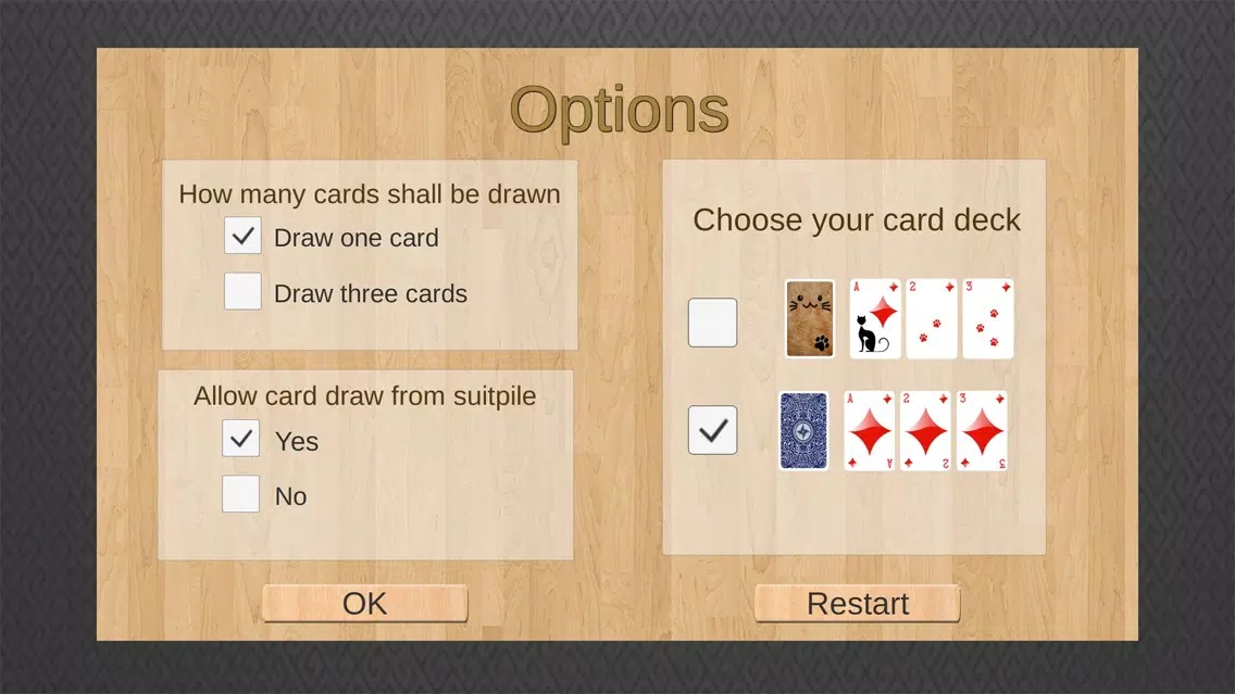 Solitaire Euchre card game - The retro classic style with 52 cards Screenshots