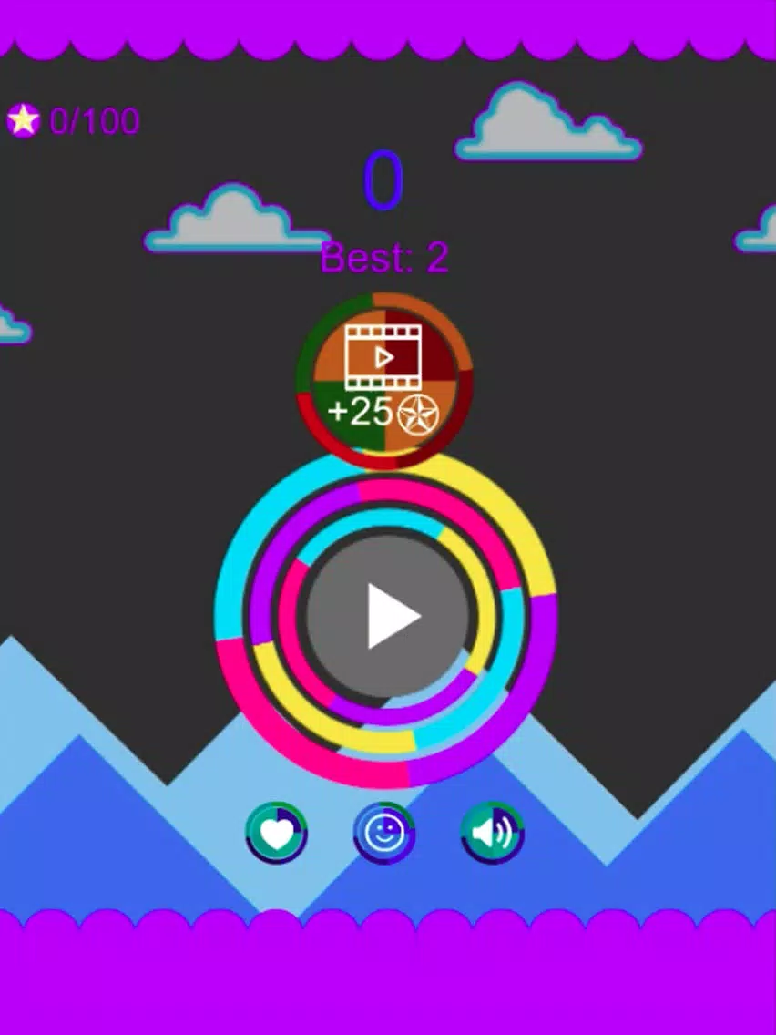 color dot through into the hole! iPad  Ekran Görüntüleri