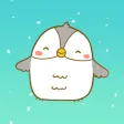 Chubby Penguin Sticker