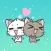 Couple Kitten Animated Sticker