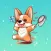 Cute Corgi Animated Sticker
