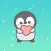 Lovely Penguin Animated Sticker