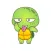Cool And Funny Turtle Sticker