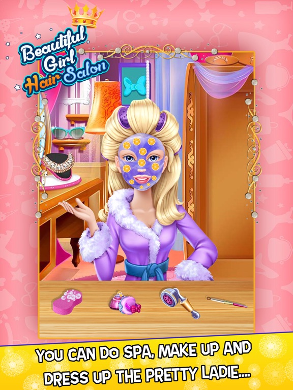 Скриншоты Beautiful Girl Hair Salon with Dress Up kids Game iPad 