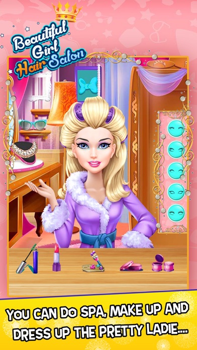 Скриншоты Beautiful Girl Hair Salon with Dress Up kids Game