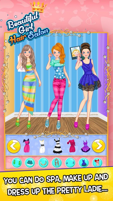 Скриншоты Beautiful Girl Hair Salon with Dress Up kids Game