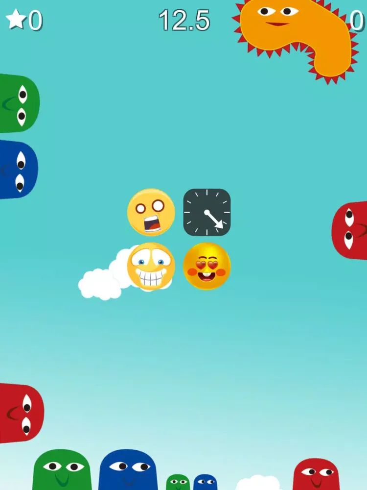 Emoji Shooter - rolling clock iPad Screenshots