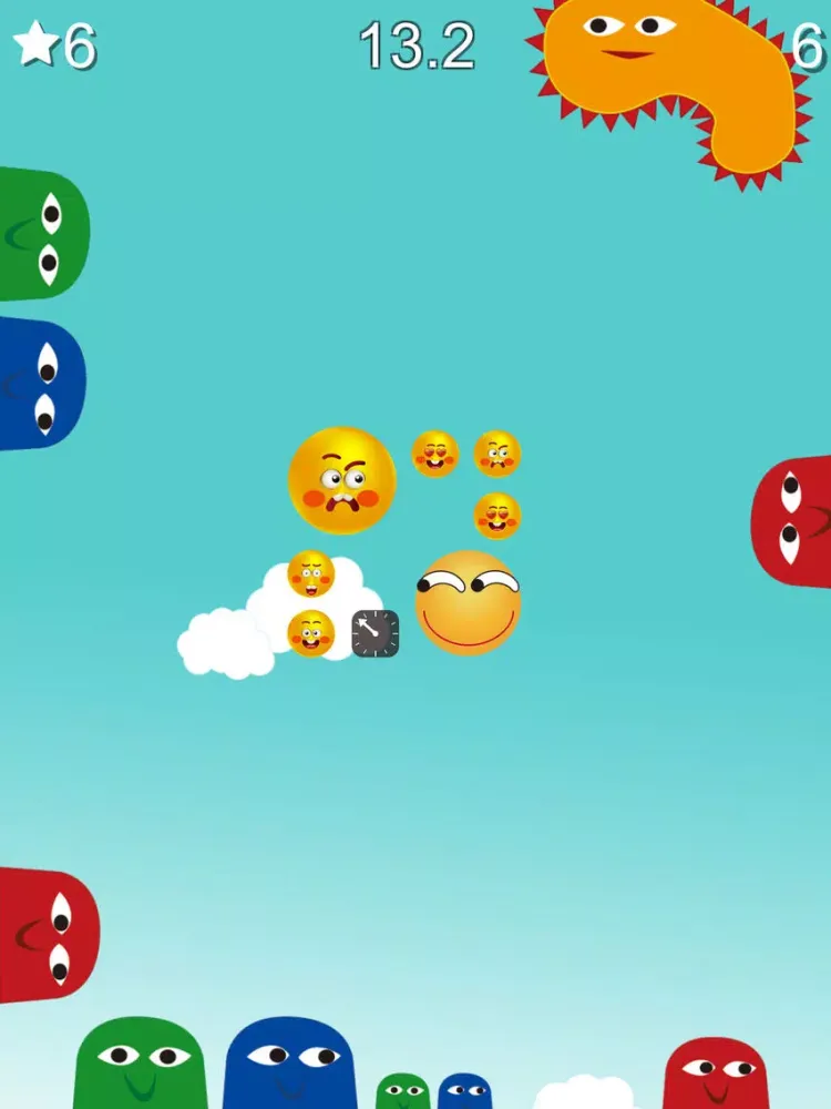 Emoji Shooter - rolling clock iPad Screenshots