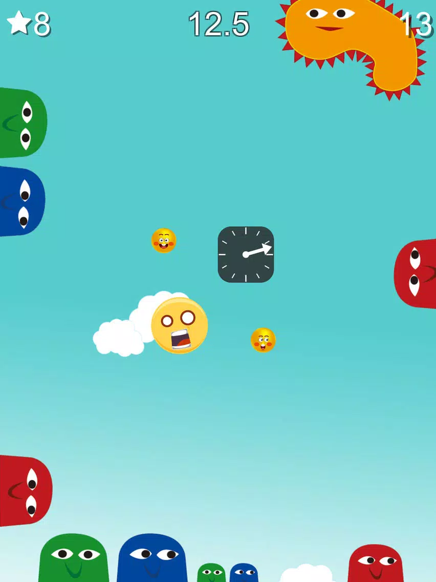 Emoji Shooter - rolling clock iPad  স্ক্রিনশট