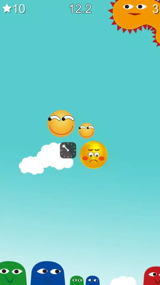 Emoji Shooter - rolling clock Screenshots
