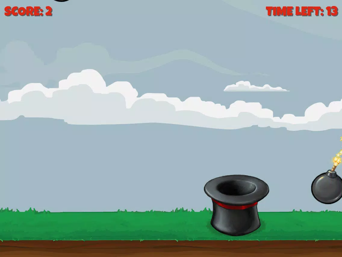 Hat Trick - Catch the bomb iPad Screenshots
