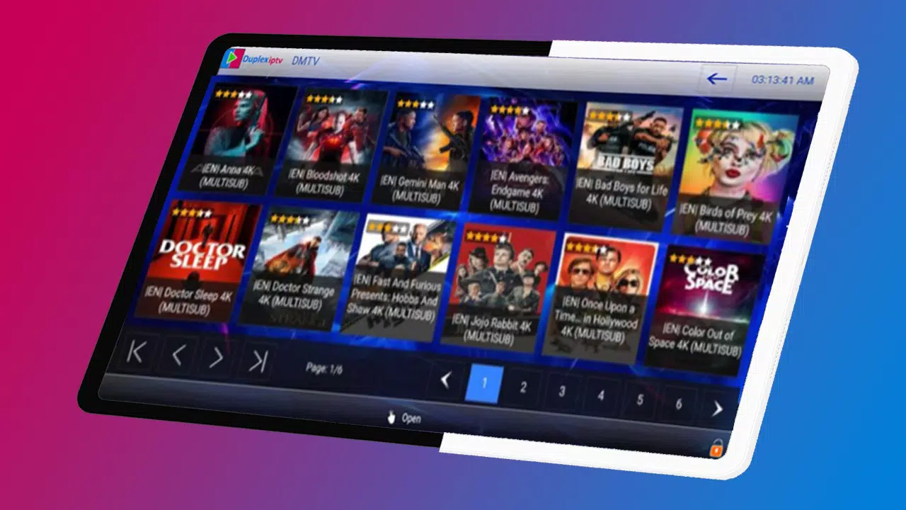 Duplex IPTV 4k player TV guide Screenshots