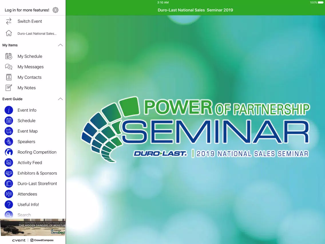 Duro-Last Sales Seminar iPad 應用截圖