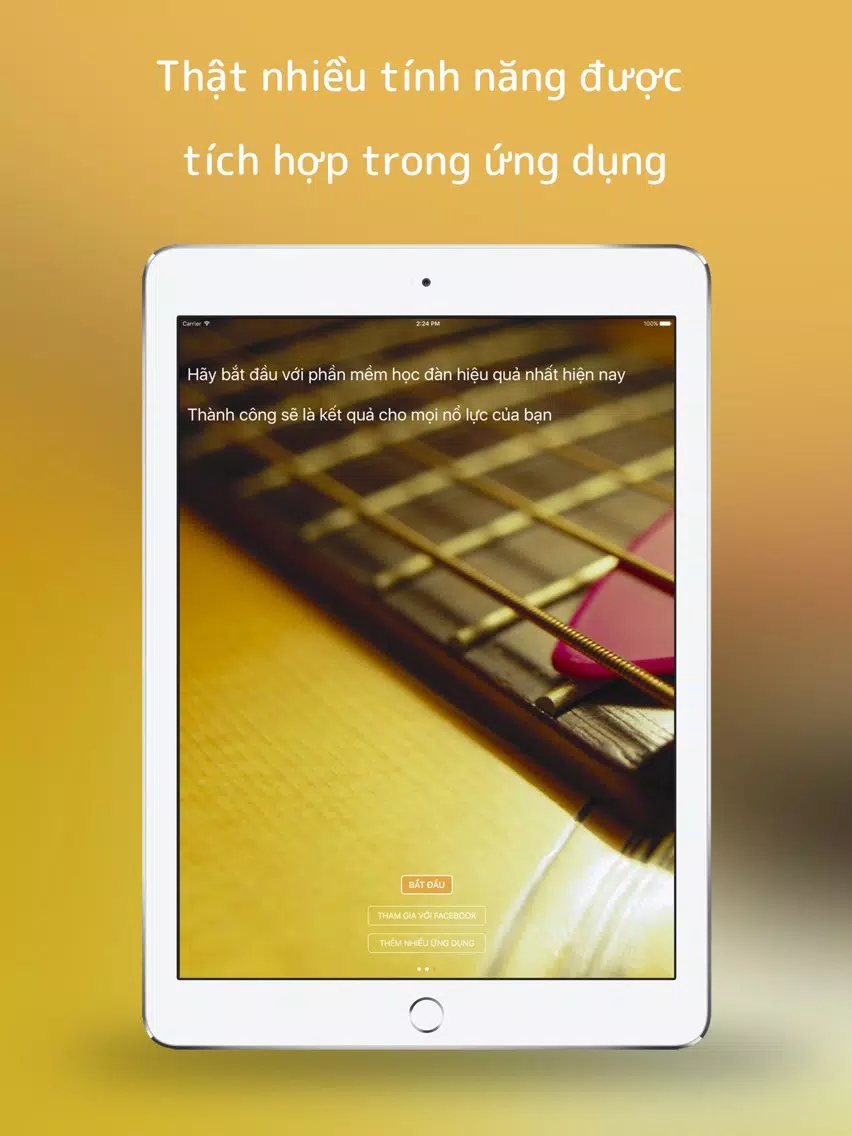 Hoc dan Guitar - Học đàn PRO iPad 应用截图