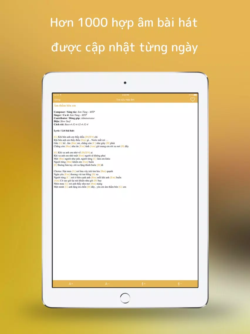 Hoc dan Guitar - Học đàn PRO iPad 应用截图