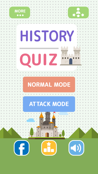 History Quiz - Game Screenshots