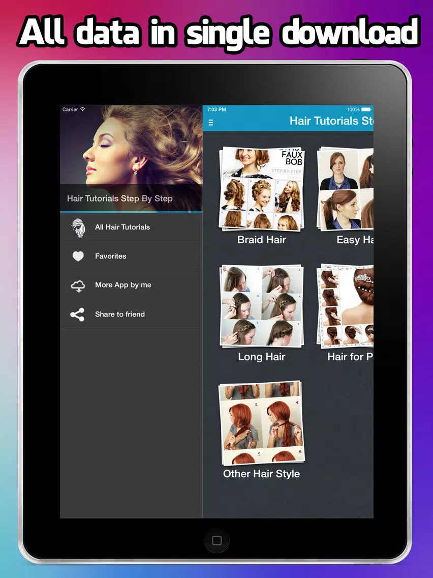 Hair Tutorials 2015 Step by Step iPad Ekran Görüntüleri