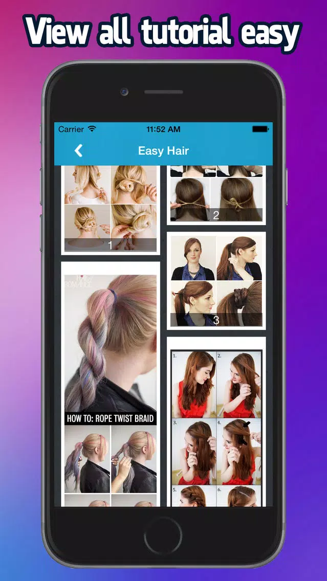 Hair Tutorials 2015 Step by Step Ekran Görüntüleri