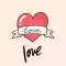 Cool Love Stickers