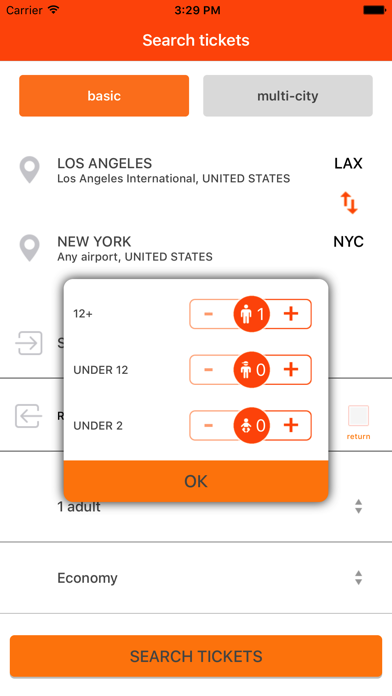 Cheap Airline Flights Tickets - Booking travel app Screenshots