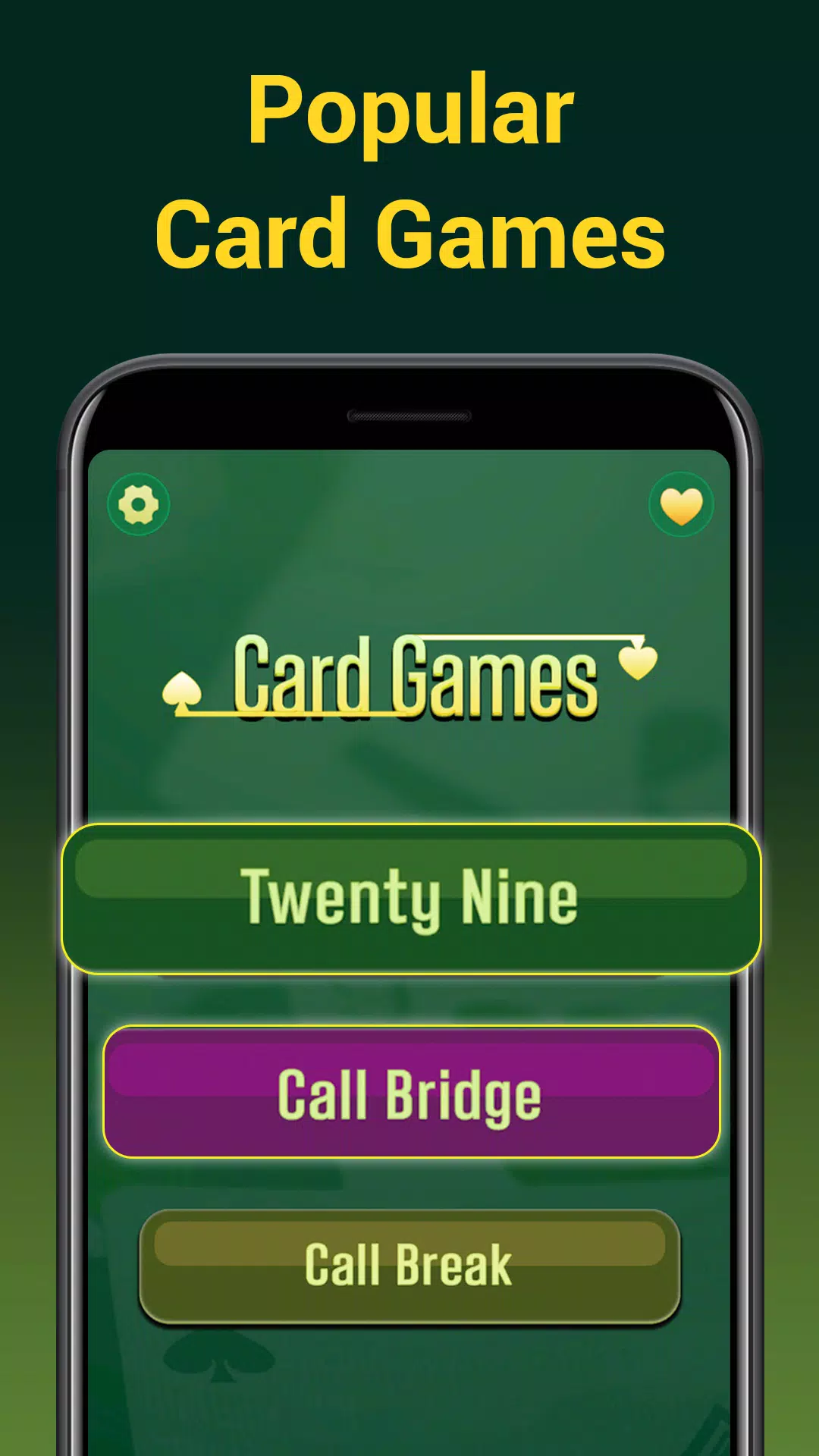 Call bridge offline & 29 cards Screenshots