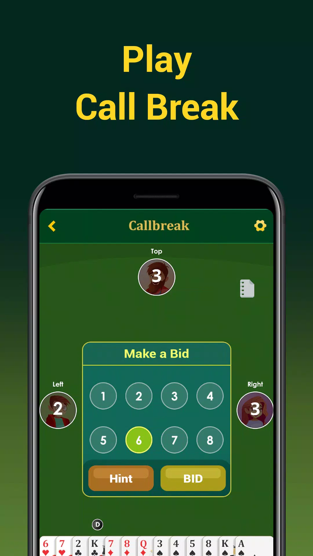 Call bridge offline & 29 cards Screenshots